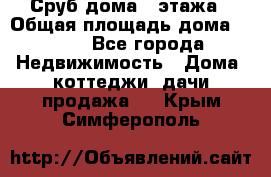 Сруб дома 2 этажа › Общая площадь дома ­ 200 - Все города Недвижимость » Дома, коттеджи, дачи продажа   . Крым,Симферополь